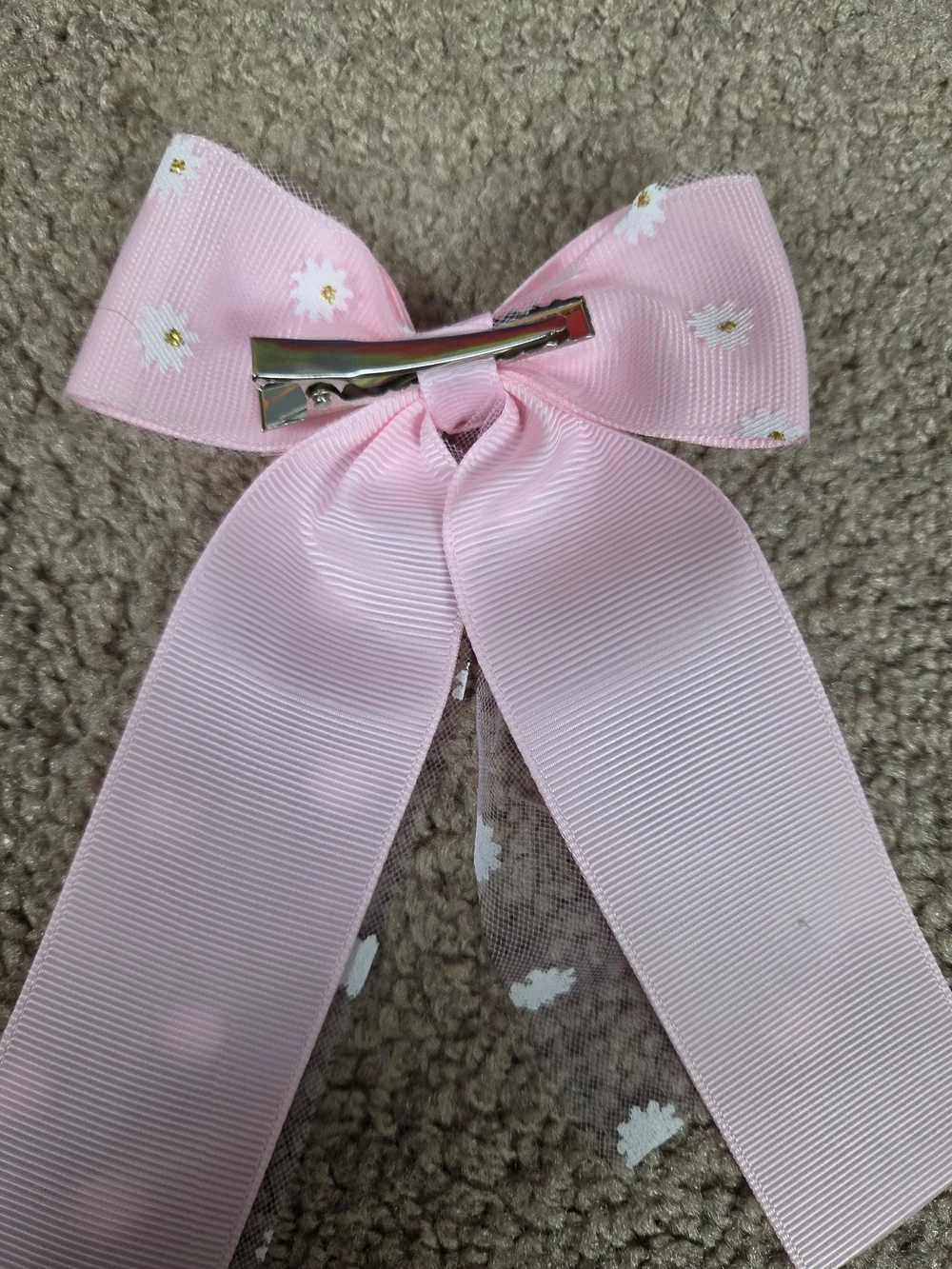 Colorful Daisy Ribbon Stand For  Hair with Pastel & Bright Bows